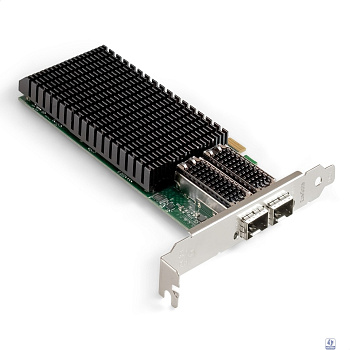 Exegate EX299018RUS Сетевой адаптер ExeGate EXE-MCX4-2SFP28 (PCI-E x8 v.3, порты 2x SFP28, Dual 25/10/1Gb/s, RDMA NIC Chipset Mellanox ConnectX-4)