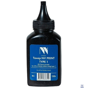 Тонер NVP для HP P2035/2055 (CE505A / CE505X) (120г) для HP LaserJet P2030, P2035, P2050,P2055; Canon (719) LBP 6650, 6680, 6300, 6310, MF 5840, 5880, 5940, 5980 Type1
