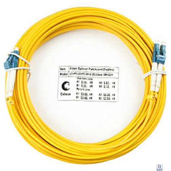 Cabeus FOP(d)-9-LC-LC-25m Шнур оптический duplex LC-LC 9/125 sm 25м LSZH