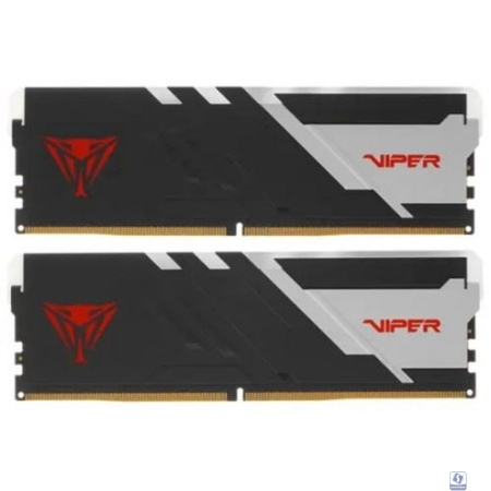 Patriot DDR5 DIMM 32Gb 2x16Gb 7400MHz PVVR532G740C36K Viper Venom RGB RTL Gaming PC5-59200 CL36 288-pin 1.45В kit с радиатором Ret