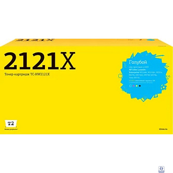                 TC-HW2121X Картридж T2 для HP CLJ Enterprise M554/M555/M578/Flow M578 (10000 стр.) Голубой, с чипом