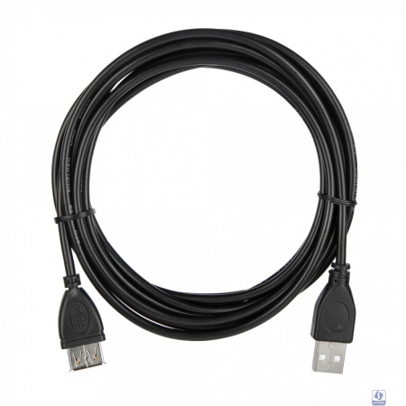 Кабель ACD Кабель ACD-U2AAF-30L |ACD-U2AAF-30L| USB 2.0, A male - A feмale, ТТХ: |ACD-U2AAF-30L| (7/0.12BC+PE)*1P+(7/0.12BC+PE)*2C+7/0.12BC+AL+PVC OD4.0, Черный, 3м (742064)