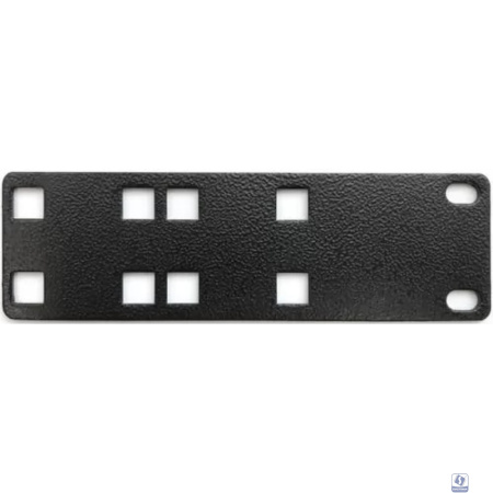 Полка Hyperline PMV1-RAL9005 Кронштейн для крепления 19 дюймового и вертикального оборудования сбоку стоек (2 шт. в комплекте)