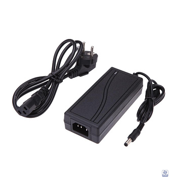 ORIENT PA-08, Блок питания DC 12V, 4.0A, стабилизированный, защита от КЗ и перегрузки ( Imax~4.5А ), вилка с кабелем (29506)