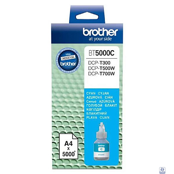 Brother BT5000C Чернила, Cyan DCPT300/500W/700W (48,8мл, 5000стр) (BT5000C)