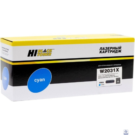 Hi-Black Картридж (HB-W2031X) для HP Color LaserJet Pro M454dn/M479dw, №415X, C, 6K с чипом