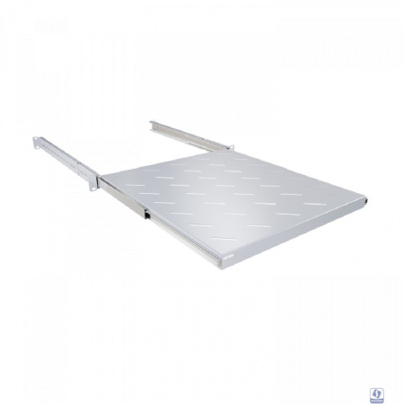 NTSS Полка выдвижная NTSS глубина 500мм, крепление 19 1U, для шкафов глубиной 800мм, серый RAL 7035 NTSS-MSKB-FS-800