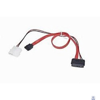 Gembird/Cablexpert Кабель Combo miniSATA , molex+SATA/miniSATA, 6pin+7pin, (длина инт-35см, пит-30см),(CC-SATA-C2)