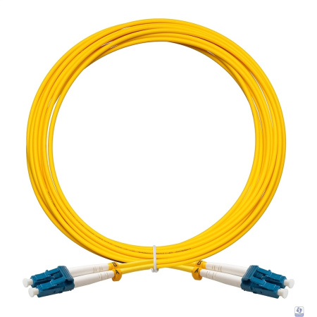 Exegate EX295143RUS Патч-корд волоконно-оптический FC-D-9-LC-LC-5M-LSZH (Шнур ВО SM 9/125 (OS2/G.652.D), LC/UPC-LC/UPC, Duplex, LSZH, 5м)