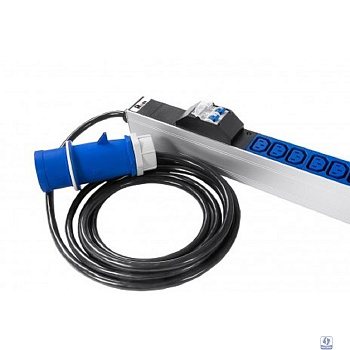 REM Верт блок розеток, мониторинг, измерение, 1 фаза 32A, авт, 36C13, 6C19, 1820 мм, вх IEC 309, шнур 3м R-MC1-32-36C13-6C19-A-MI-1820-3-2P