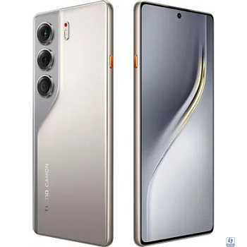 Tecno Camon 40 12GB/256GB титан моноблок 3G 4G 2Sim 6.78" 1080x2436 Android 15 50Mpix 802.11 a/b/g/n/ac NFC GPS GSM900/1800 GSM1900 Protect FM microSD max1024Gb