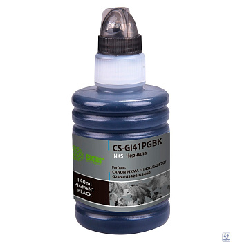Чернила Cactus CS-GI41PGBK черный 140мл для Canon PIXMA G1420/G2420/G2460/G3420/G3460