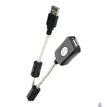 Aopen/Qust Кабель-адаптер USB2.0-repeater, удлинительный активный <Am-->Af> 15м (ACU823-15M) [6938510851338]