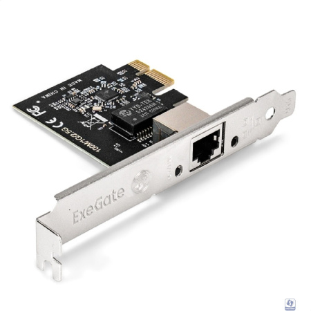 Exegate EX296212RUS Сетевой адаптер ExeGate EXE-251 (PCI-E x1 v2.0, 1xRJ45, UTP 100Mbps/1000Mbps/2.5Gbps RTL8125B)