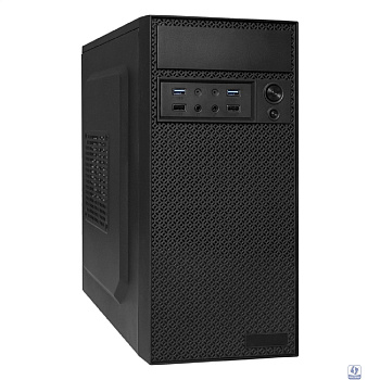 Exegate EX299140RUS Корпус Minitower ExeGate BAA-109U2-UNS400 (mATX, БП UNS400 с вент. 12см, 2*USB+2*USB3.0, аудио, черный)