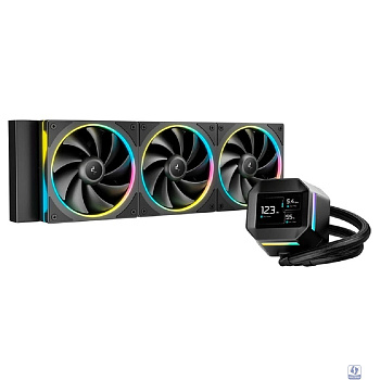 СЖО Deepcool  LM360 ARGB Soc-AM5/AM4/1200/1700/1851 черный 4-pin 19-36dB Al LCD 250W 1729gr Ret (R-LM360-BKDMMC-1)