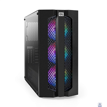 Exegate EX294974RUS Корпус Miditower ExeGate EVO-9205-NPX500 (ATX, БП 500NPX с вент. 12 см, с окном, 1*USB+1*USB3.0, аудио, 3 вент. 12см с RGB подсветкой)