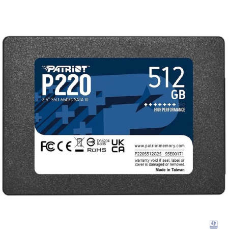 Patriot SSD 512Gb P220 P220S512G25 