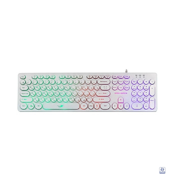 Dialog Gan-Kata Клавиатура KGK-16U WHITE - игровая с RGB-подсветкой, USB, белая 