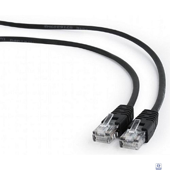 Cablexpert PP12-3M/BK Патч-корд UTP кат.5e, 3м, литой, многожильный (чёрный)
