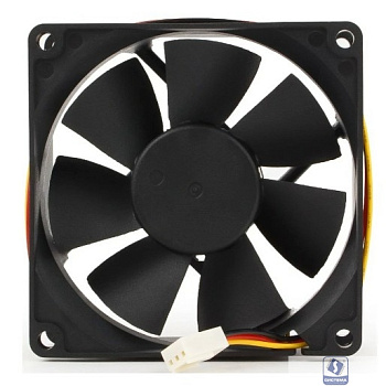 Gembird Вентилятор 80x80x25, подшипник, 3 pin, провод 30 см, 3100 об/мин [FANCASE/BALL-3100]