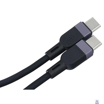HOCO X109/ USB кабель Type-C/ 3m/ 3A/ Силикон/ Black