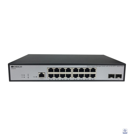 ORIGO OS3218/A1A Управляемый L3 коммутатор 16x1000Base-T, 2x10G SFP+