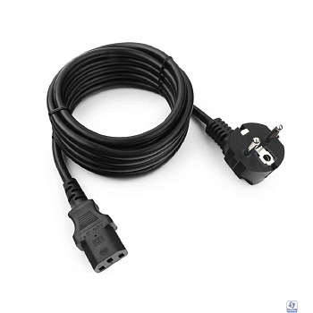 Кабель питания Cablexpert (RU) Schuko-C13, 3x1.5мм2, 10A, с заземлением, медь, 3м, черный, пак (PC-186-1.5-3M)