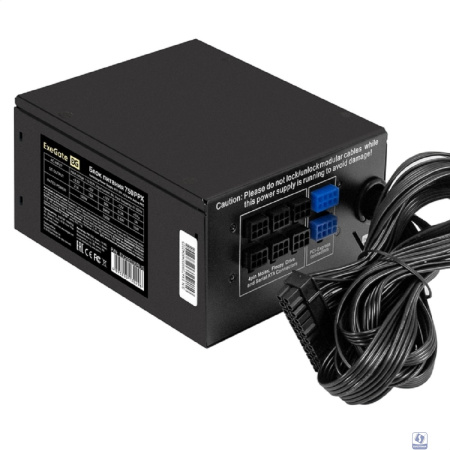 Exegate EX292336RUS Блок питания 750W ExeGate 750PPX (ATX, APFC, КПД 80% (80 PLUS), 14cm fan, 20+4pin, 2x(4+4)pin, 6xPCI-E, 10xSATA, 4xIDE, Cable Management, black, RTL)