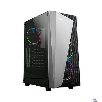 ZALMAN S4 Plus, без БП, боковое окно (акрил), черный,  ATX