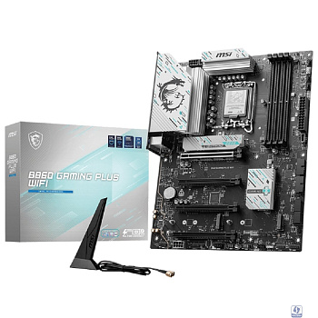 Материнская плата MSI B860M GAMING PLUS WIFI Soc-1851 Intel B860 4xDDR5 mATX AC`97 8ch(7.1) 5Gigabit RAID+HDMI+DP