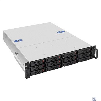 Exegate EX293179RUS Серверный корпус ExeGate Pro 2U550-HS12 <RM 19", высота 2U, глубина 550, БП 1U-1000ADS, 12xHotSwap, USB>