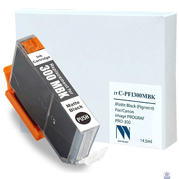 Струйный картридж NV Print C-PFI300 MBK для Canon imagePROGRAF PRO-300
