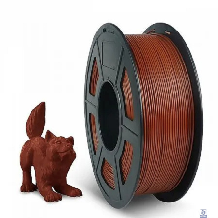 Филамент NVPRINT PETG  Chocolate для 3D печати диаметр 1.75мм  длина 330 метров  масса 1 кг