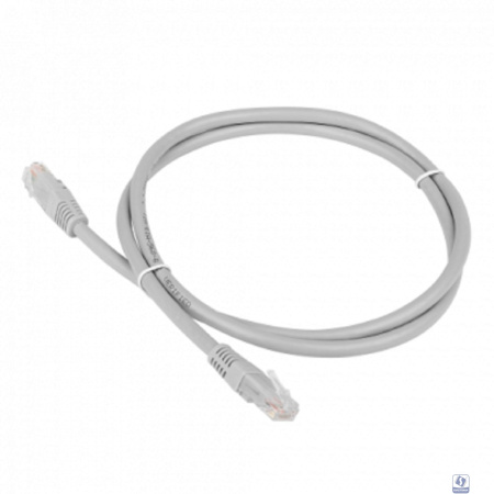 Патч-корд TWT UTP кат.6, с заливными колпачками, 10.0 м, серый