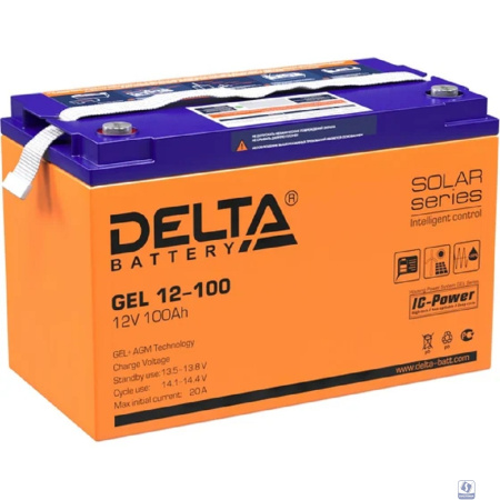 Delta GEL 12-100 (12V/100Ач) свинцово- кислотный аккумулятор  