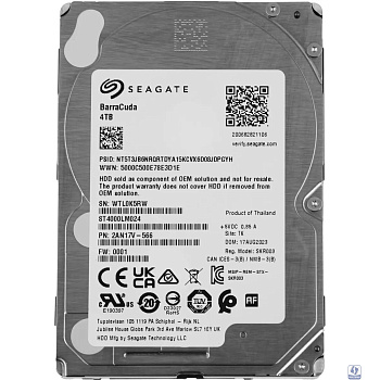 4TB Seagate Mobile Barracuda Guardian (ST4000LM024) 