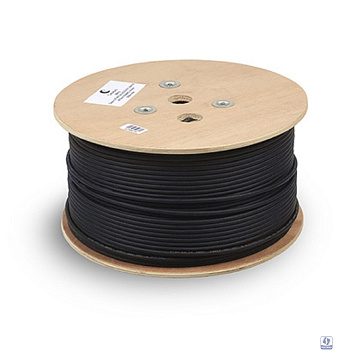Cabeus UTP-4P-Cat.5e-SOLID-OUT-PE-UV Кабель витая пара U/UTP 5e кат. 4 пары (24 AWG), одножильный, для внешней прокладки, PE-UV (305 м)