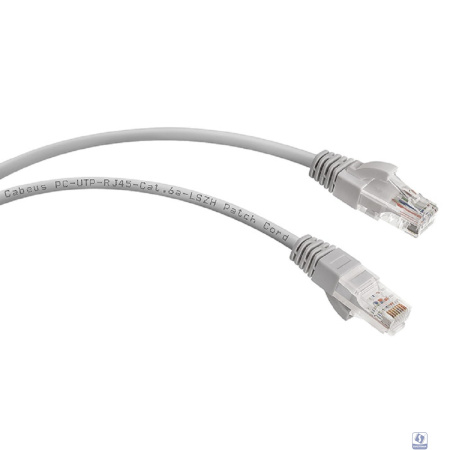 Cabeus PC-UTP-RJ45-Cat.6a-10m-LSZH Патч-корд UTP, категория 6a, 10G, неэкранированный, LSZH, 10 м, серый