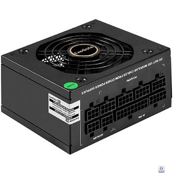 Exegate EX297192RUS Блок питания 550W ExeGate M550 GOLD (SFX, APFC, КПД 90% (80 PLUS GOLD), 9cm fan, 24pin, (4+4)pin, 2xPCI-E, 6xSATA, 3xIDE, 1xFDD, Full Cable Management, black, ATX adapter, Retail b