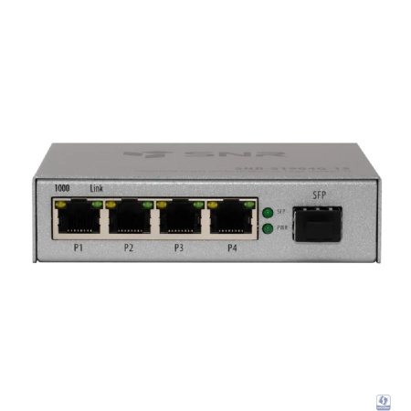 SNR SNR-S1904G-1S Неуправляемый коммутатор уровня 2, 4 порта 10/100/1000Base-T, 1 порт 1000Base-X (SFP)