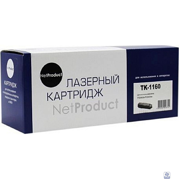 NetProduct TK-1160 Тонер-картридж (N-TK-1160) для Kyocera-Mita P2040dn/P2040dw, 7,2K   С ЧИПОМ