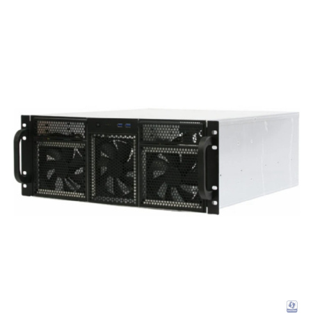 Procase RE411-D2H15-FE-65 Корпус 4U server case,2x5.25+15HDD,черный,без блока питания,глубина 650мм,MB EATX 12"x13",панель вентиляторов 3х120