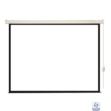 Lumien Eco Control [LEC-100103] Экран с электроприводом 220x220 см (раб. область 214х214 см) Matte White черная кайма по периметру 1:1                                                                  