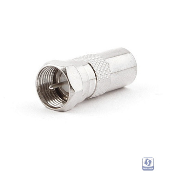 Переходник Cablexpert F (папа) / TV (мама), блистер