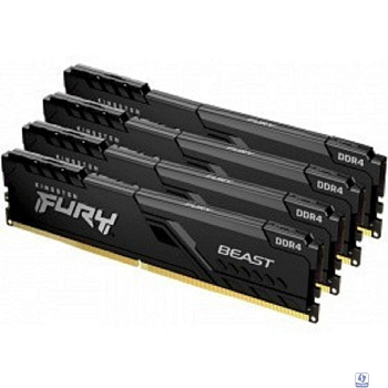 Kingston DRAM 128GB 3200MHz DDR4 CL16 DIMM (Kit of 4) FURY Beast Black EAN: 740617319811 (KF432C16BBK4/128)