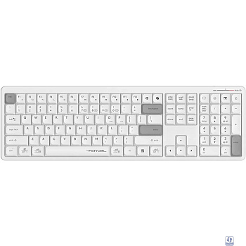 Клавиатура беспроводная A4Tech Fstyler FBX55C white (USB, BT/Radio, slim, Multimedia) (FBX55C)