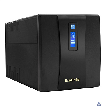 Exegate EP285503RUS ИБП ExeGate SpecialPro Smart LLB-1500.LCD.AVR.EURO.RJ <1500VA/950W, LCD, AVR, 4 евророзетки, RJ45/11, Black>