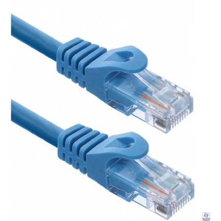 Кабель ACD Патч-корд ACD-LPU5E-50L |ACD-LPU5E-50L| Cat5e UTP 24AWG 4Pair, 7/0.18мм CCA Синий, 5.0м, (741647) 