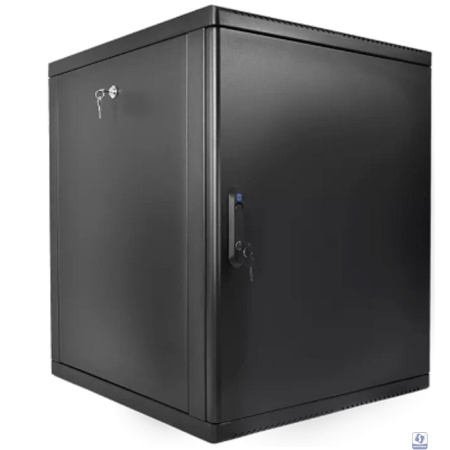 ЦМО Шкаф телекоммуникационный настенный разборный 15U (600 x 650) съемные стенки, дверь металл, цвет черный (ШРН-М-15.650.1-9005)